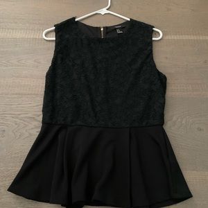 Black Sleeveless Top